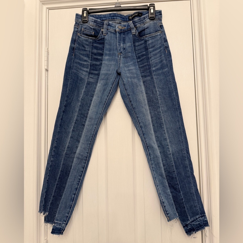 Blank NYC Two-Tone Blue Ankle Skinny Jeans- Size 27